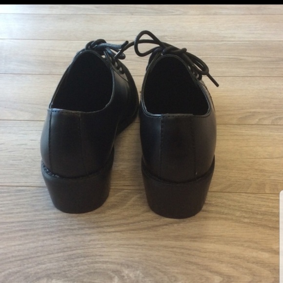 "Janene" Calf Hair lace up flats - Picture 3 of 4